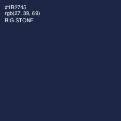#1B2745 - Big Stone Color Image